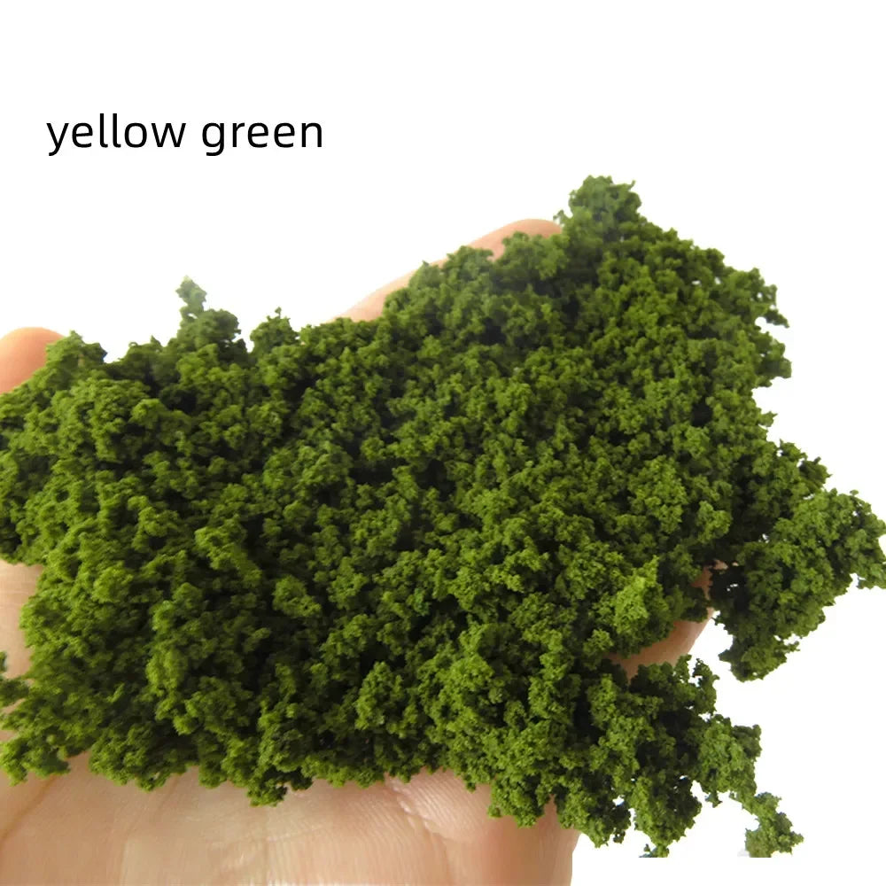 Micro Shrubs Bushes for Model Railway Layouts - 30g Agglomeration Sponge Foliage