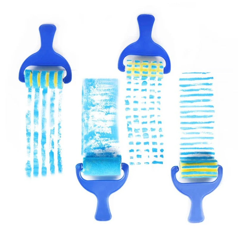 Children DIY Graffiti Sponge Brush Set Art & Drawing Toys for Kids