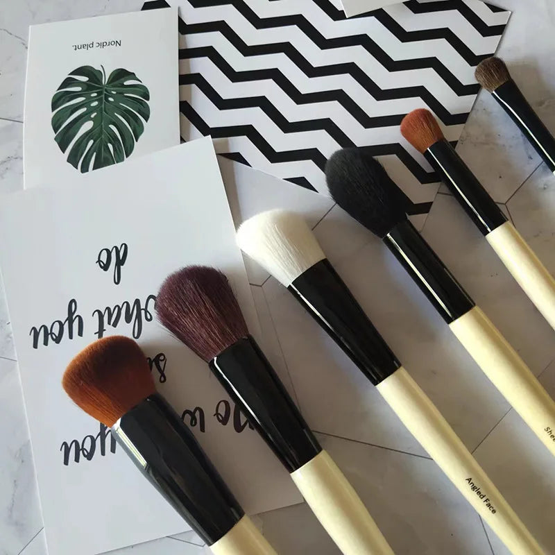 6-Piece Soft Fluffy Makeup Brush Set for Foundation, Powder, Eyeshadow & Blending