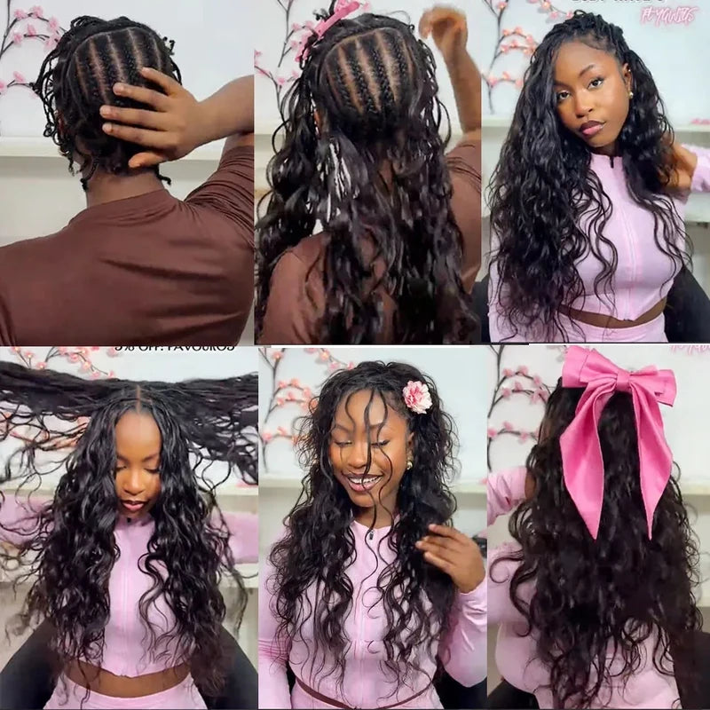 Knotless Pre Separated Body Wave Human Hair Extensions - Brazilian Hair