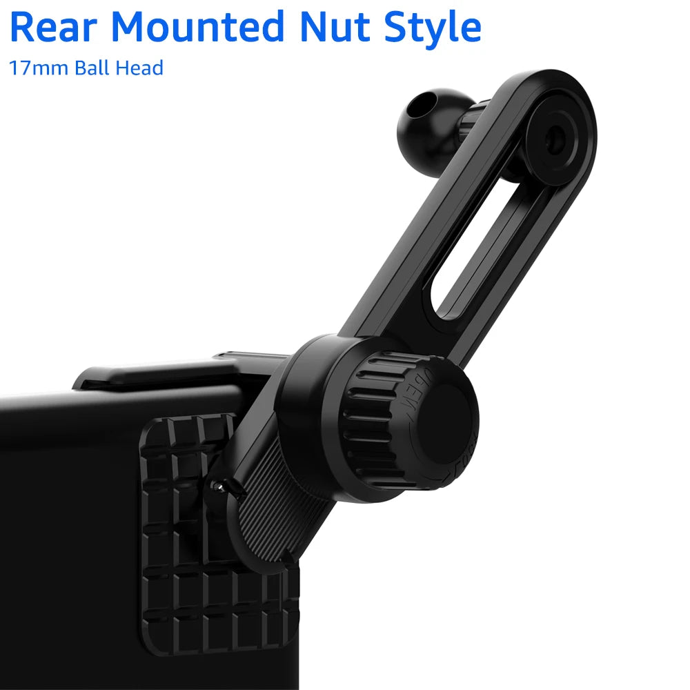 Universal Car Phone Mount with 17mm Ball Head and Sticker Base for Tesla