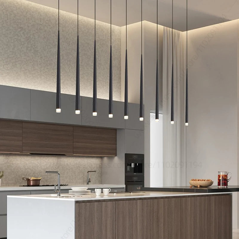 Modern LED Chandelier for Living Room Kitchen Bedroom Minimalist Lighting