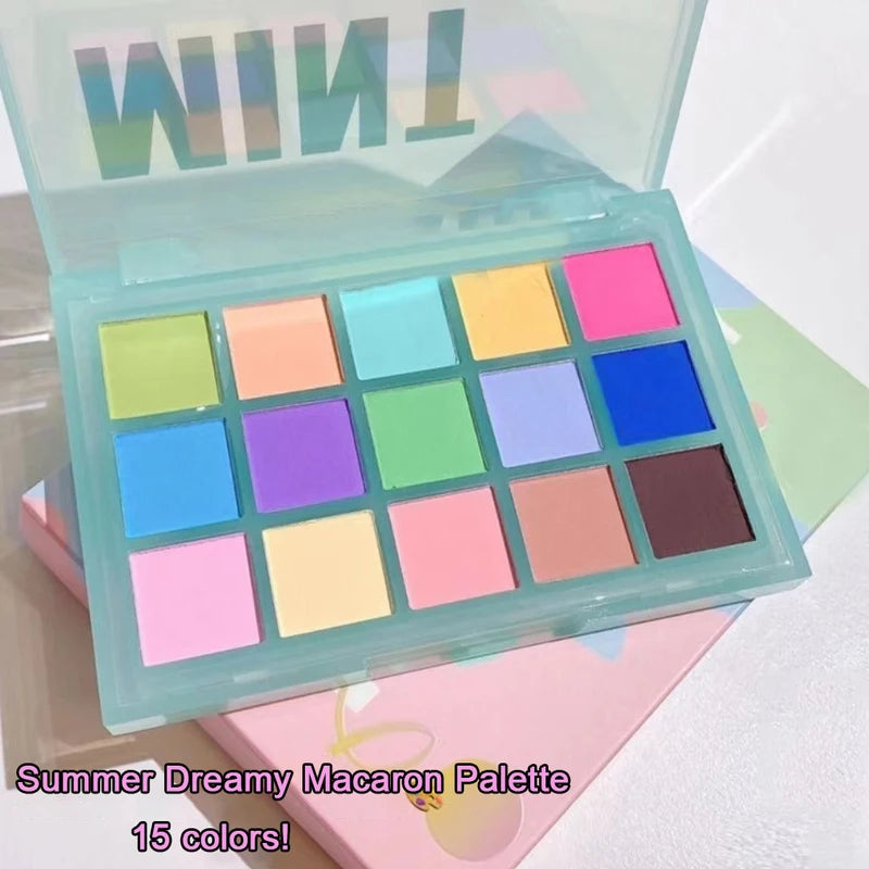 15 Shades Eyeshadow Palette - Waterproof Matte Shimmer Metallic Neutral & Bold Colors