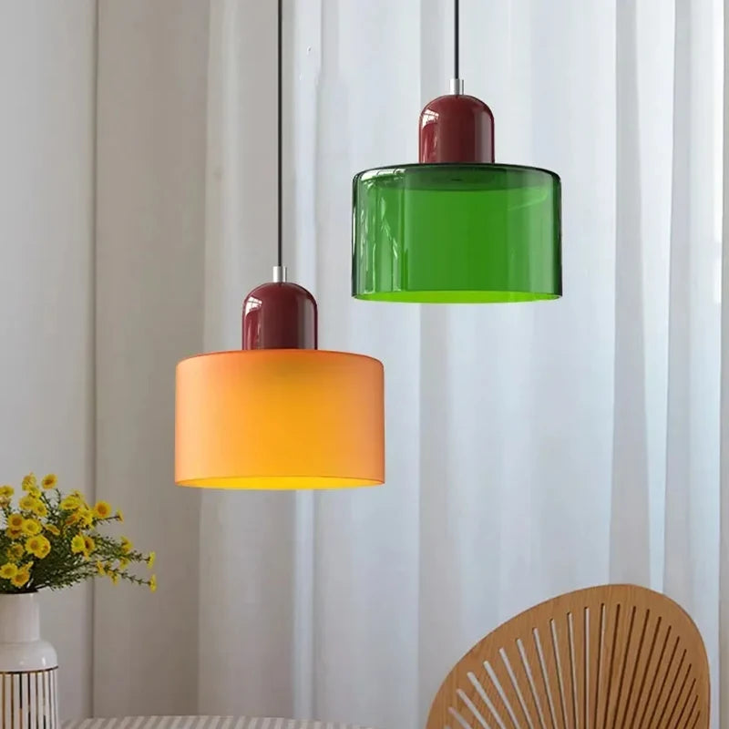 Modern Glass Chandelier for Bedroom, Restaurant & Bar Lighting E27 Fixture