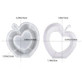 DIY Hollow Apple Ornament Silicone Mold for Epoxy Resin Desktop Art Decoration
