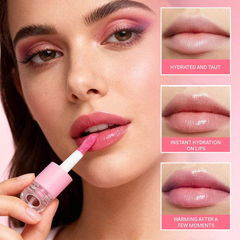 Hydrating Lip Oil with Custom Logo - Vegan, Long Lasting Moisturizer, Easy Application