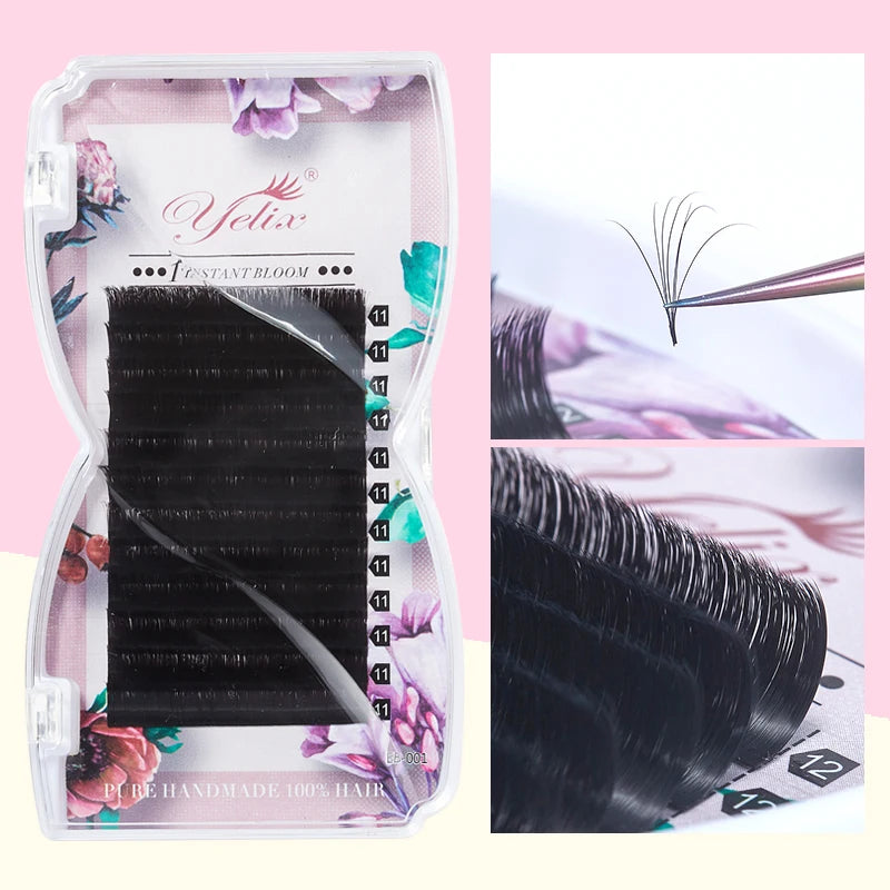 Eyelash Extension Fans - Faux Mink Volume Lashes for Lash Artists