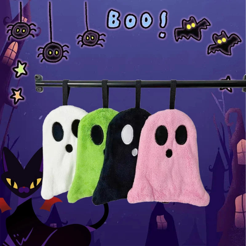 Halloween Hand Towels Set - Soft Absorbent Bathroom Kitchen Decor