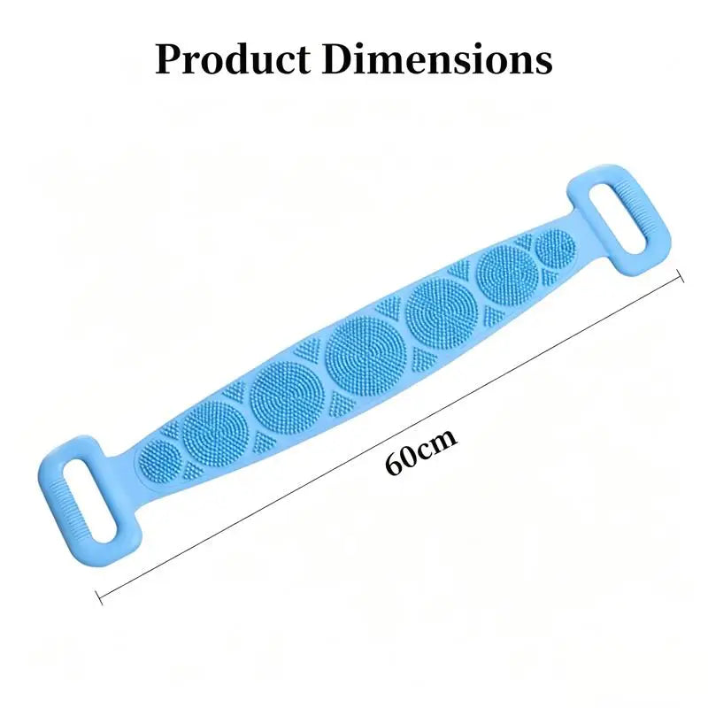 Exfoliating Silicone Body Brush Bath Scrubber for Shower & Skin Care