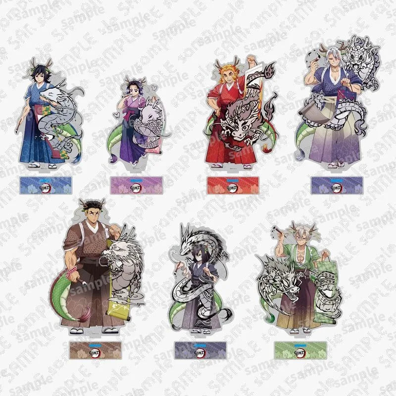 Anime Acrylic Stand Figure Collection - Demon Slayer Kimetsu No Yaiba Desktop Decor