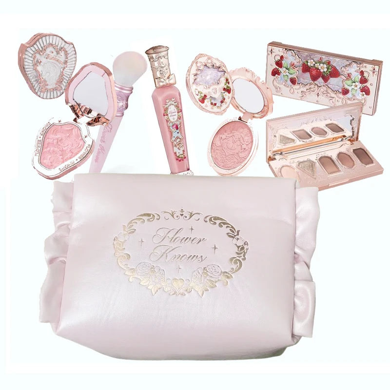 All-in-One Makeup Set with Brush Bag - Gift Box for Ladies & Beginners
