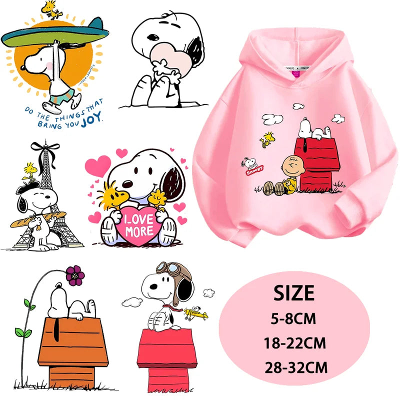 Iron-On Sticker Patches for Clothing & DIY Crafts - Cute Cartoon Designs