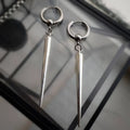Large Spike Huggie Hoop Earrings Gothic Punk Emo Alternative Jewelry for Women & Men