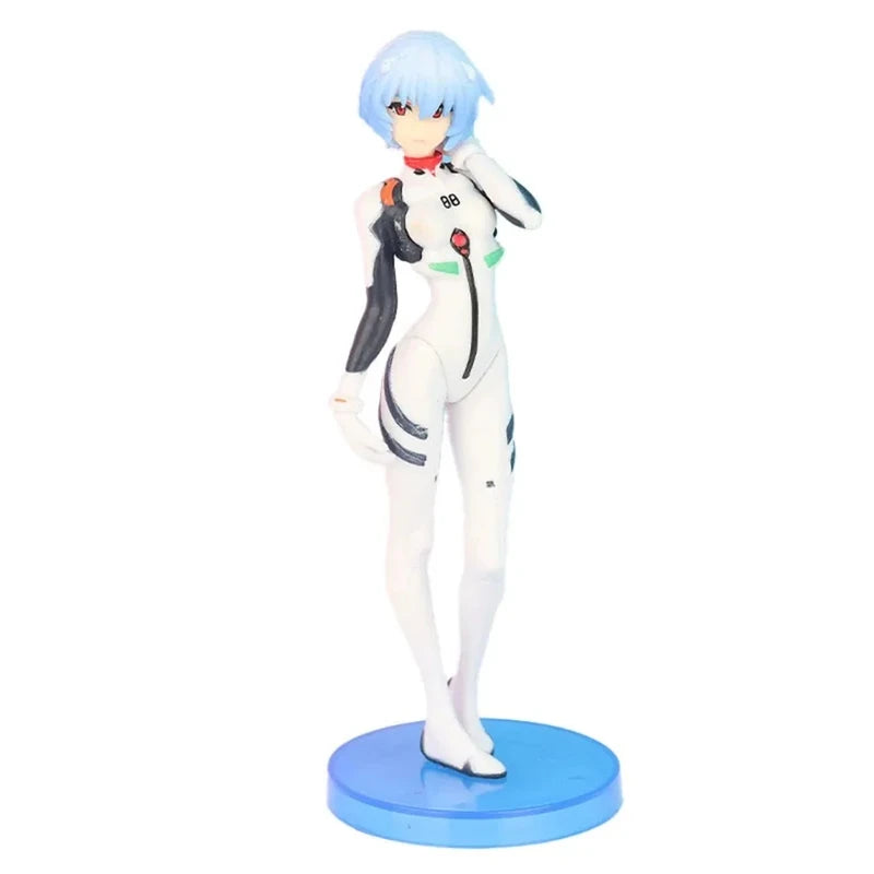 3-Piece Anime Action Figure Set with Ayanami Rei Asuka Soryu PVC Toys Gift