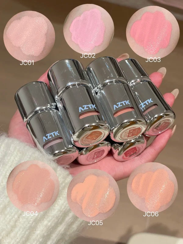 Liquid Blusher with Matte Finish - Moisturizing Cheek Makeup, Full Size