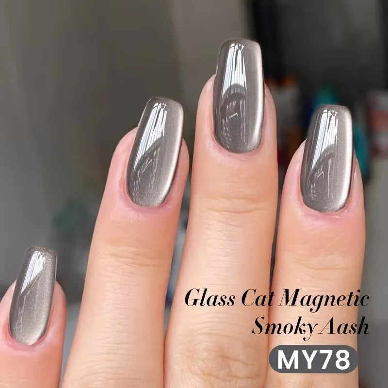 Water Gel Nail Polish with Magnetic Effect 10ml - UV & LED Soak Off Semi-Permanent Manicure
