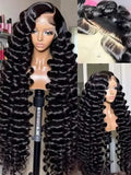 Deep Wave Human Hair Wigs 13x4 13x6 HD Lace Frontal & Full Density Options