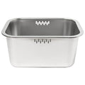 10L Stainless Steel Multipurpose Kitchen Sink Bowl - Dishwashing & Vegetable Washing