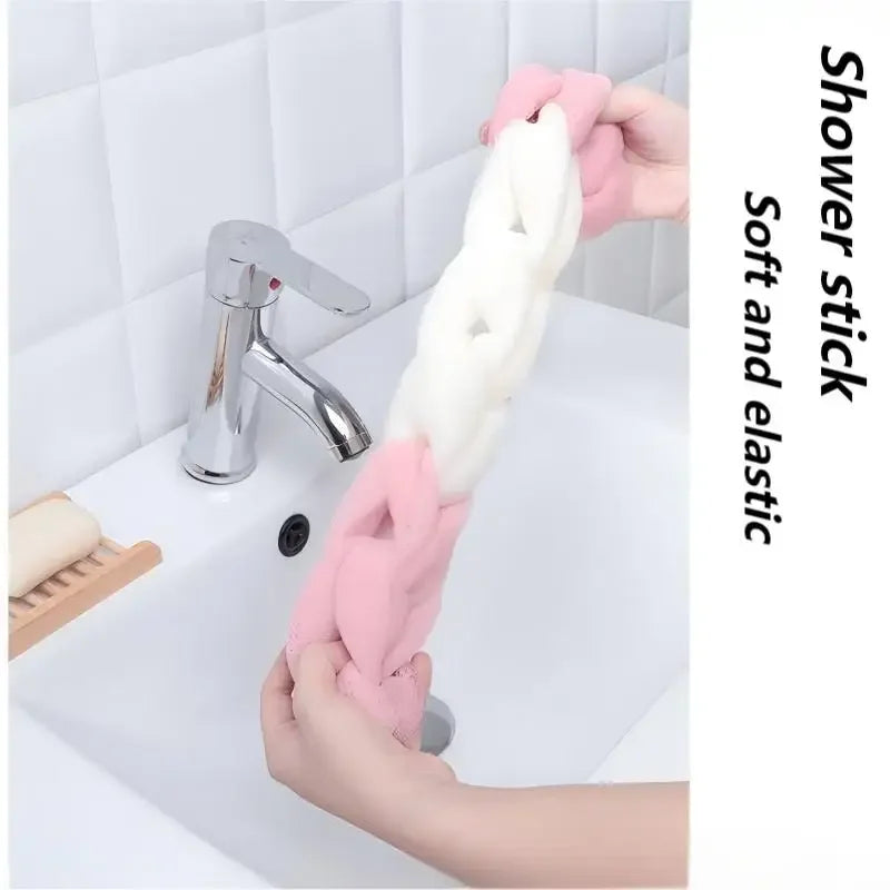 Soft Shower Mesh Foam Body Scrubber Exfoliating Back Brush Bath Sponge