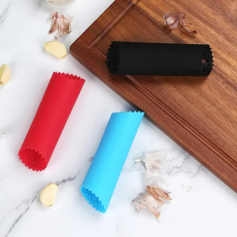 Silicone Garlic Peeler Tube - Easy Kitchen Tool for Effortless Peeling