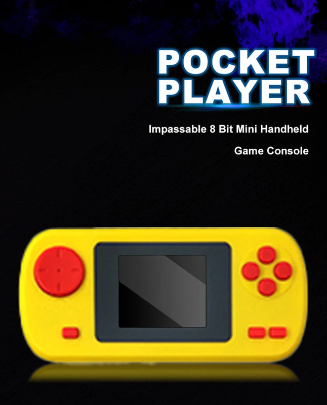 Portable Handheld Retro Video Game Console with 128 Classic Games - Multiple Colors