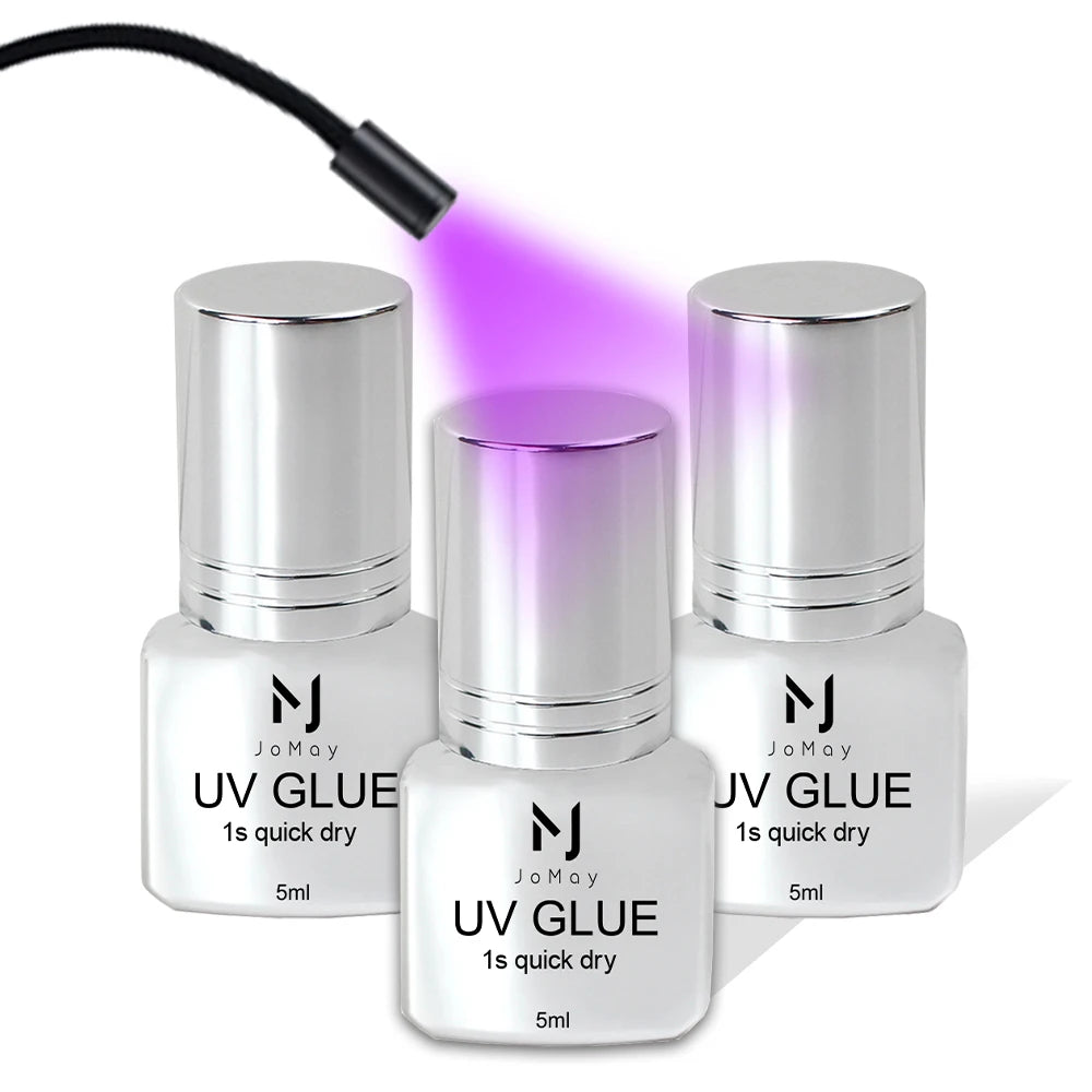 UV Lash Glue 5ML Waterproof Eyelash Extension Adhesive Fast Curing