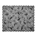 Halloween Lace Tablecloth Bat Skull Pattern Rectangular Decoration
