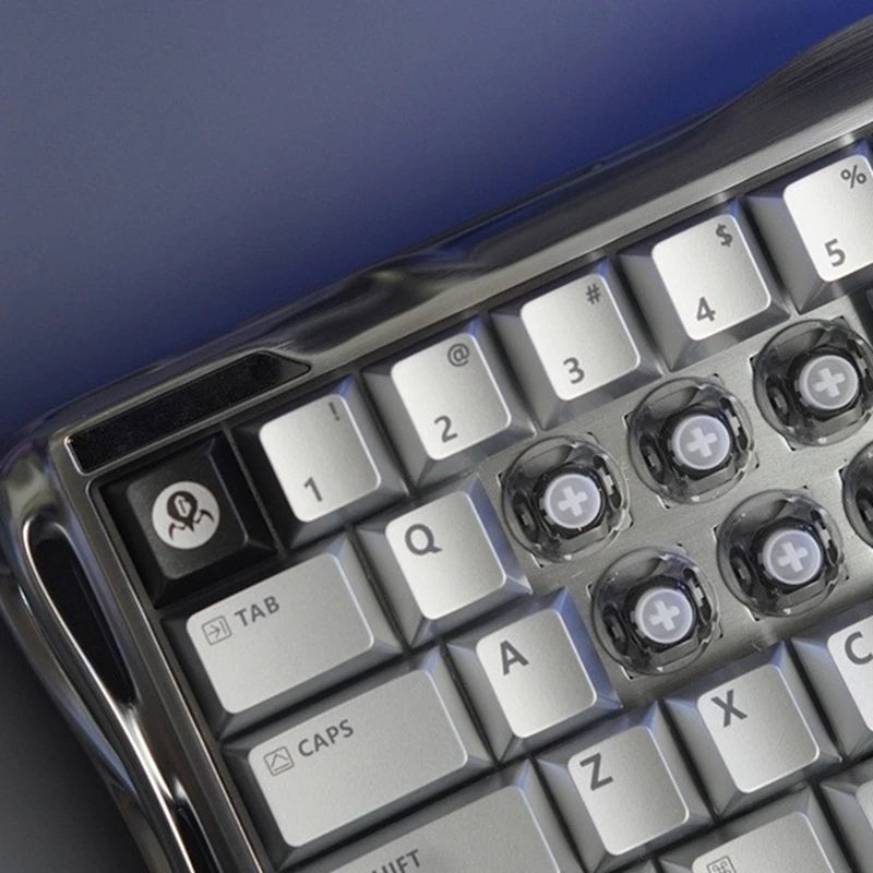 Magnetic Switch for Mechanical Keyboard Deep Clacky Sound 360° Dual Rail Design