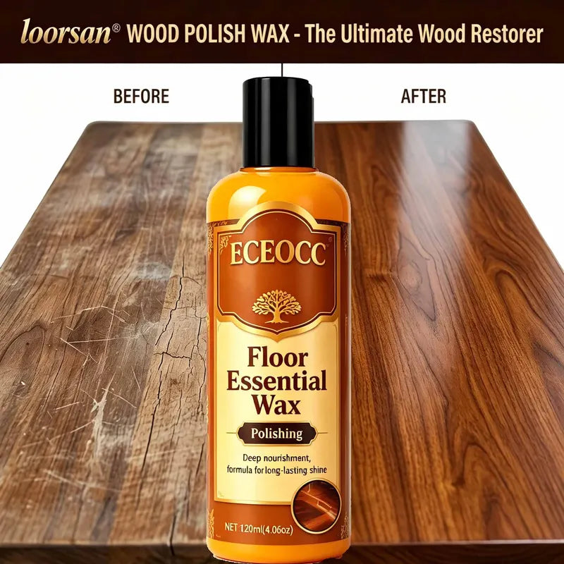Natural Beeswax Furniture Repair Wax - Waterproof Wood Polish for Indoor Surfaces