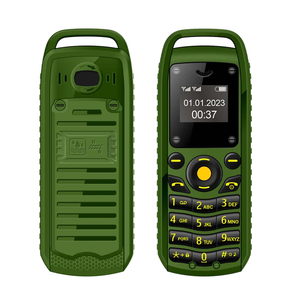 Mini Mobile Phone with Dual SIM, Bluetooth Dialing, Blacklist Block, 2G GSM