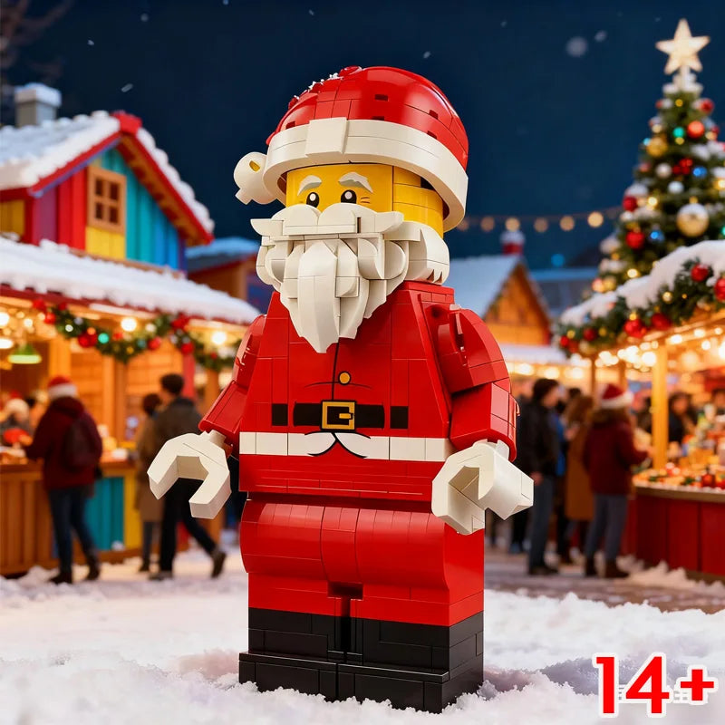761pcs Santa Minifigure Building Block Set Holiday Christmas Gift