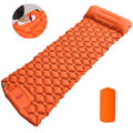 Ultralight Inflatable Camping Mattress with Built-In Pillows and Rapid Pump