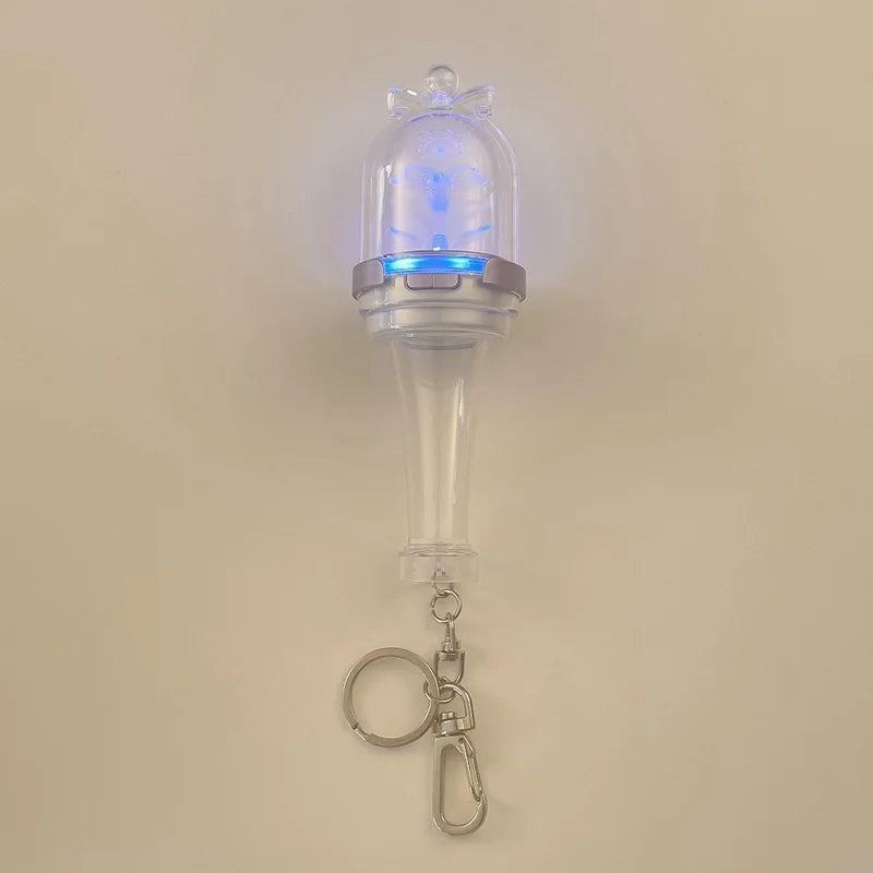 Mini Lightstick Keychain for Kpop Fans - Yunah Minju Moka Wonhee Iroha Gift