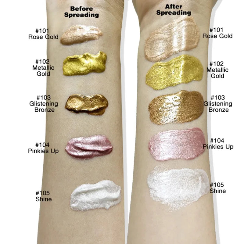 Liquid Highlighter Makeup - Vegan Contour Shimmer & Custom Logo Options