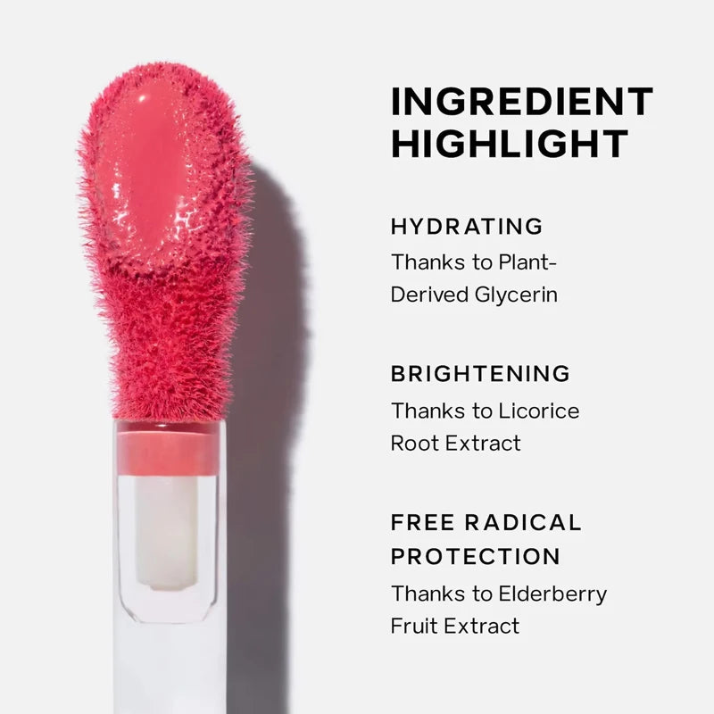 Hydrating Liquid Blush & Lip Tint Set - Buildable Dewy Cheek & Lip Colors for Sensitive Skin