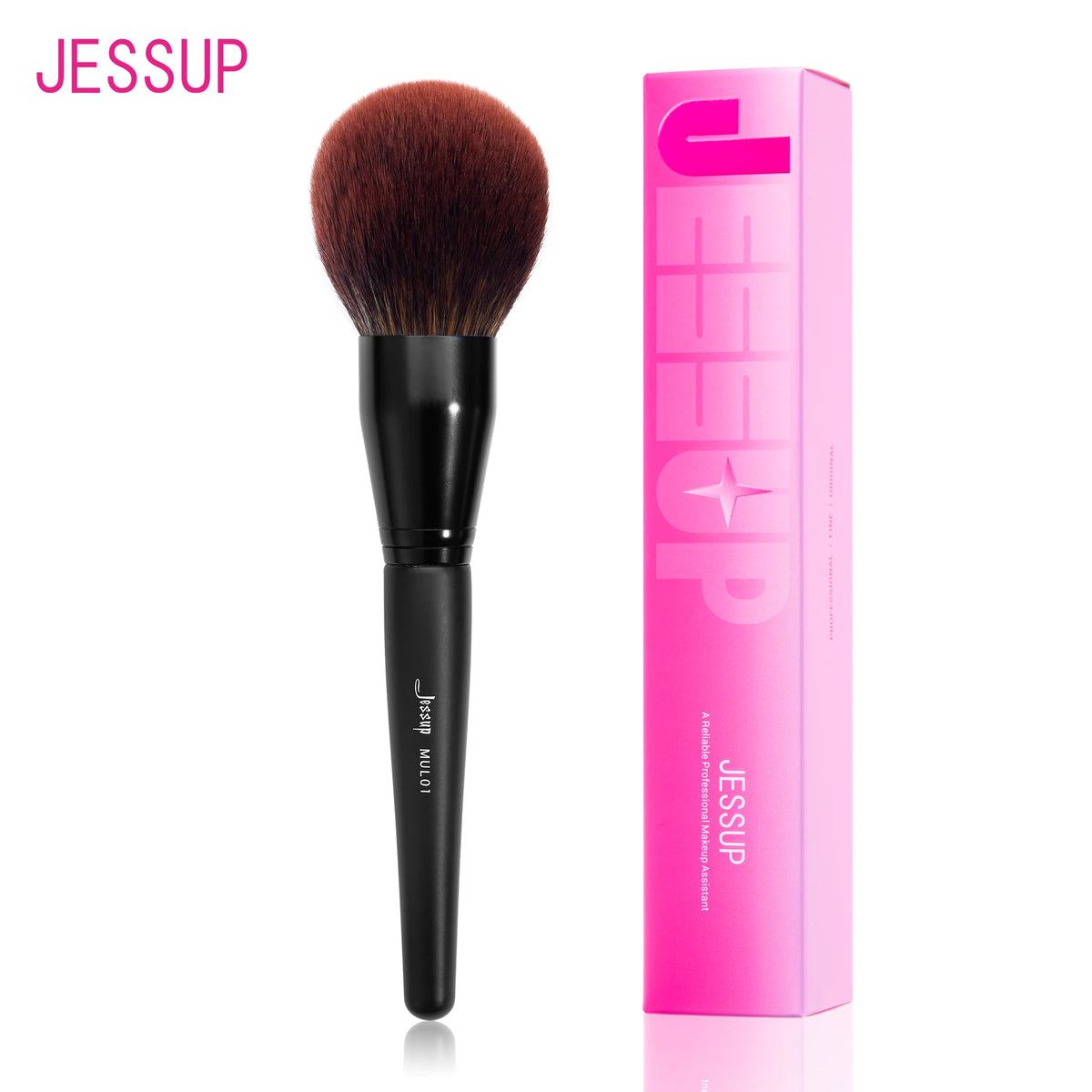 Large Fluffy Makeup Brush for Powder, Blush & Bronzer - Vegan Face Brush