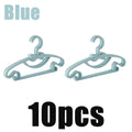 Children's Plastic Clothes Hangers Pack - Portable Closet Storage Racks