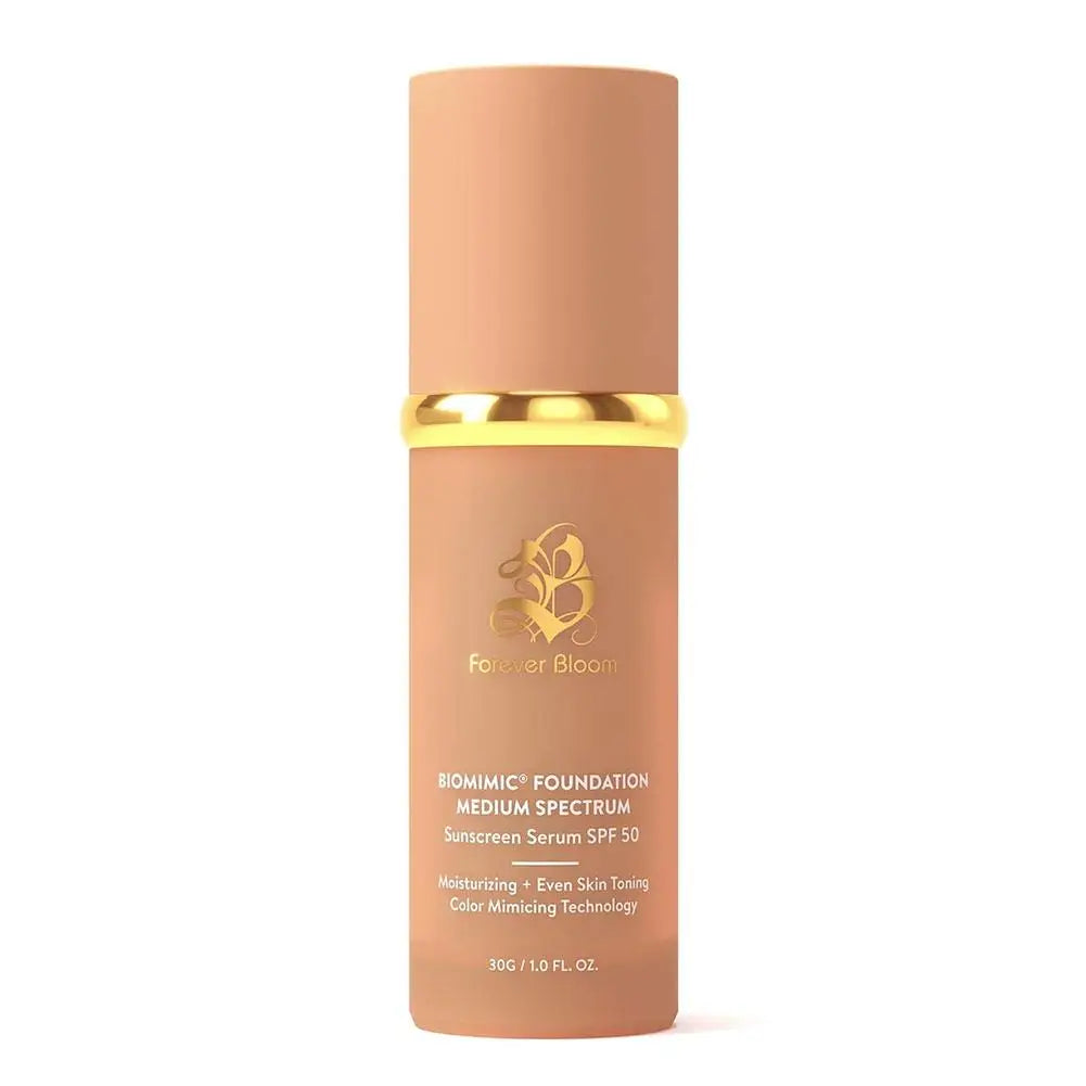 4-in-1 Biomimic Foundation with SPF50+ Longwearing Concealer & Color Changing Formula