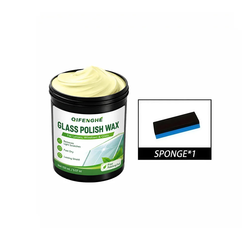 Glass Scratch & Haze Remover Spray 150ml - Quick-Dry Lens & Auto Glass Protection