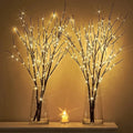 Indoor 50 LED Artificial Branch Tree Light - Battery Powered Decoration