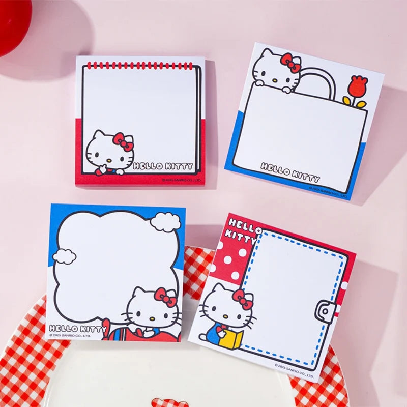 Hello Kitty Cartoon Memo Pad - Cute Notepad for Women & Gifts