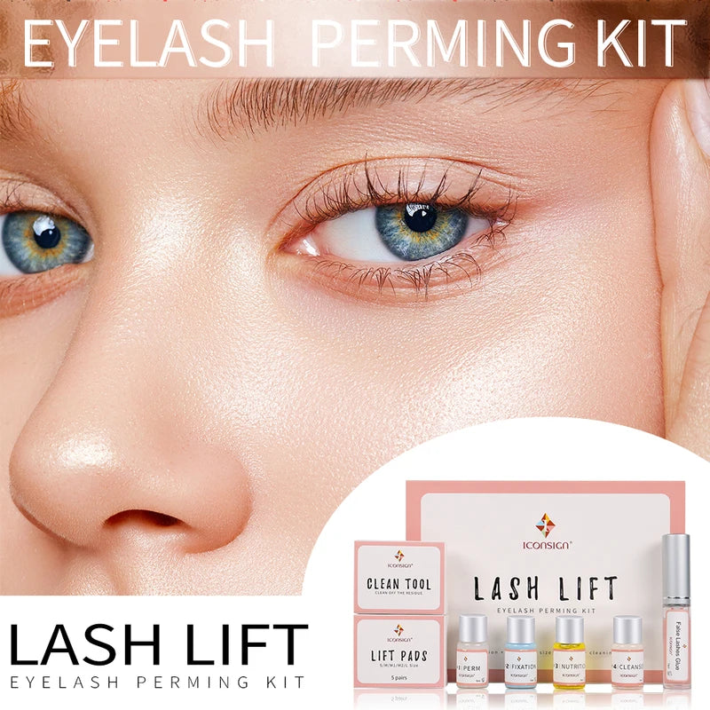 Lash Lift Kit Eyelash Perm & Enhancer for Long-Lasting Curled Lashes