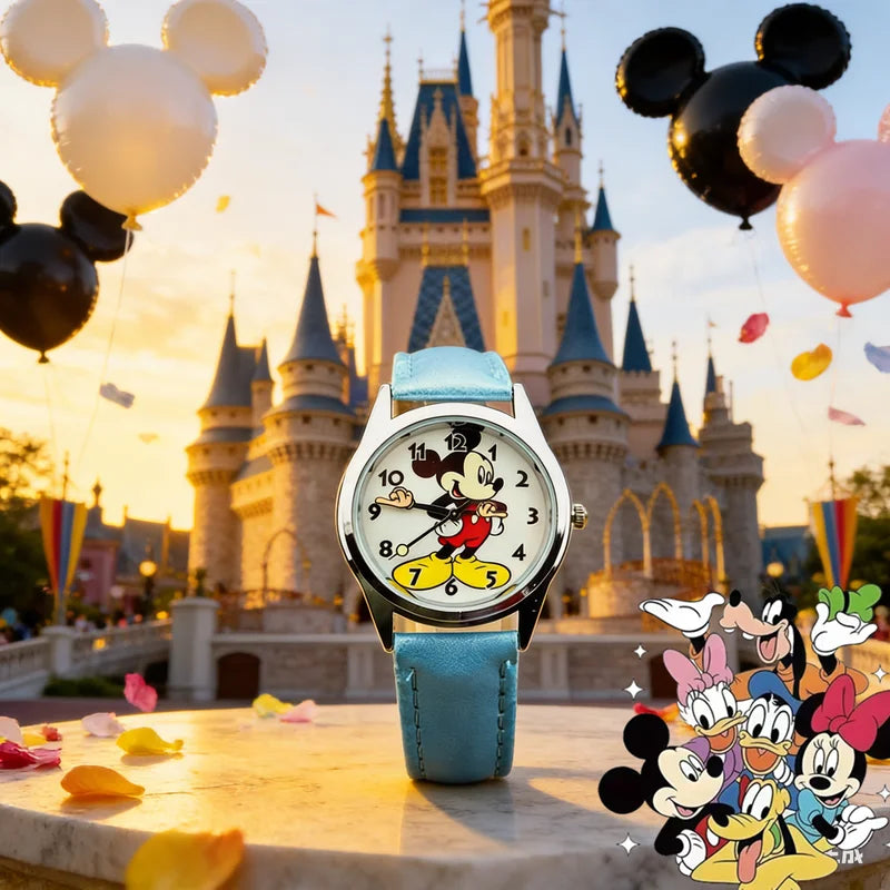 Children's Learning Quartz Watch with PU Leather Strap - Multiple Colors