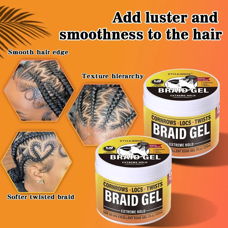 Men's Hair Wax for Styling - Strong Hold, Moisturizing, Light Scent, Retro Look