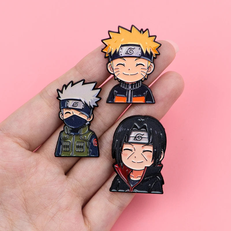 Anime Figure Enamel Pin Cartoon Badge Backpack Brooch - Fan Gift Accessory