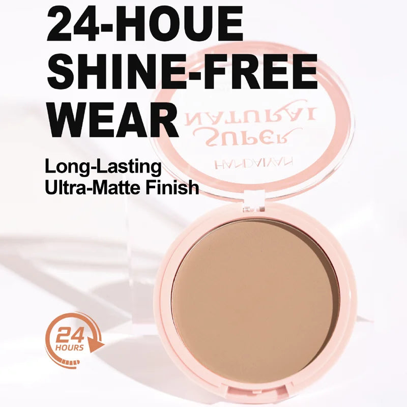 8-Color Matte Face Powder Set - Oil Control Long-Lasting Foundation
