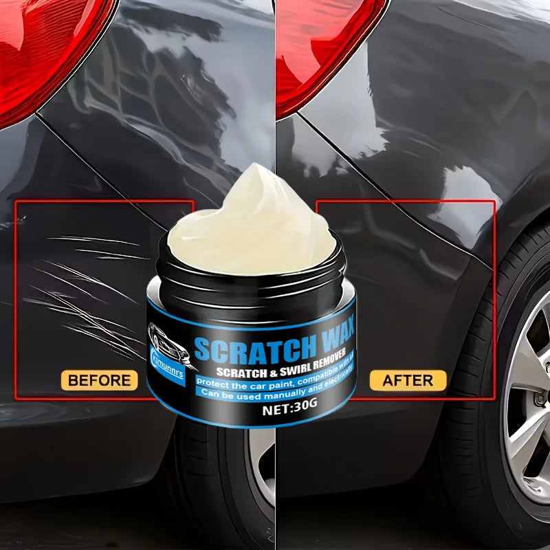 Professional Car Scratch Repair Wax for All Colors - Instant Gloss Enhancer & Protection