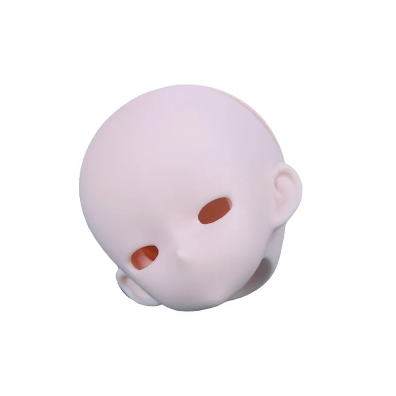 Openable 1/4 Scale BJD Anime Headsculpt for Makeup Practice - White Skin