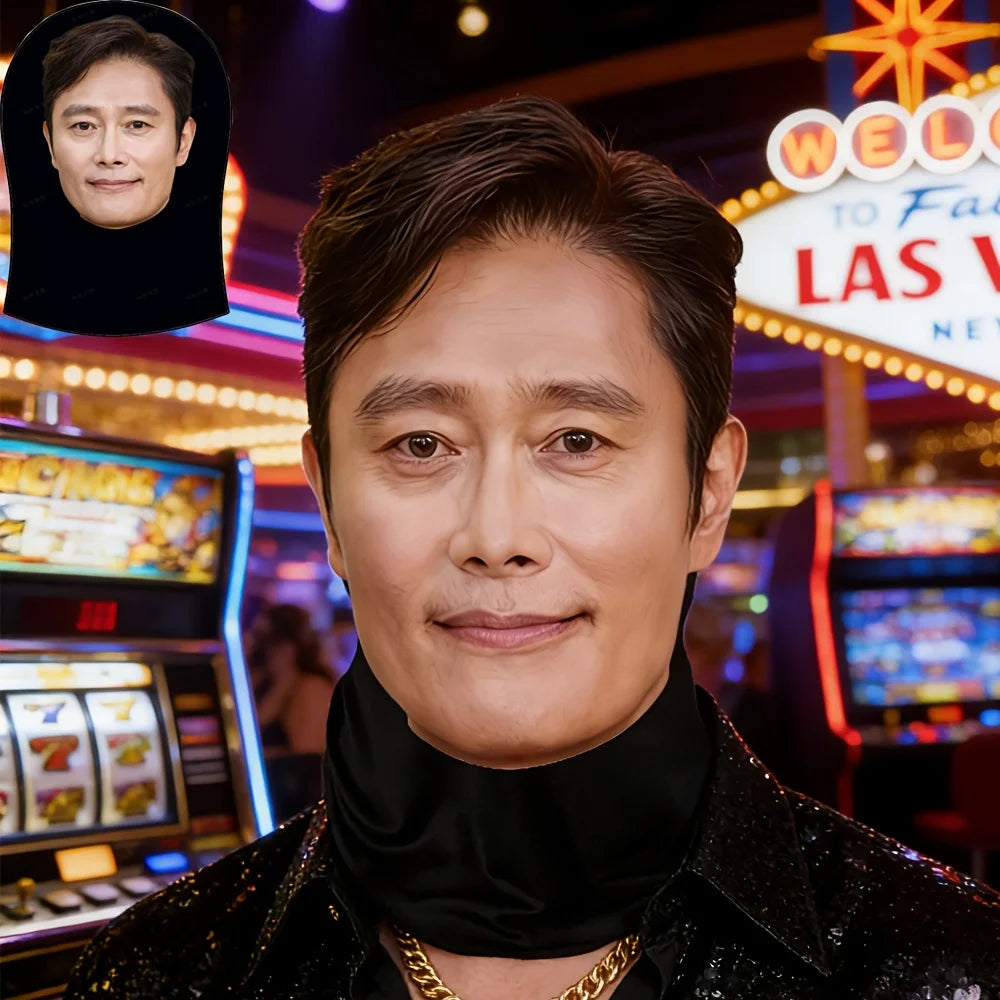 Korean Star Cosplay Party Mask Headgear - Breathable, Washable & Reusable