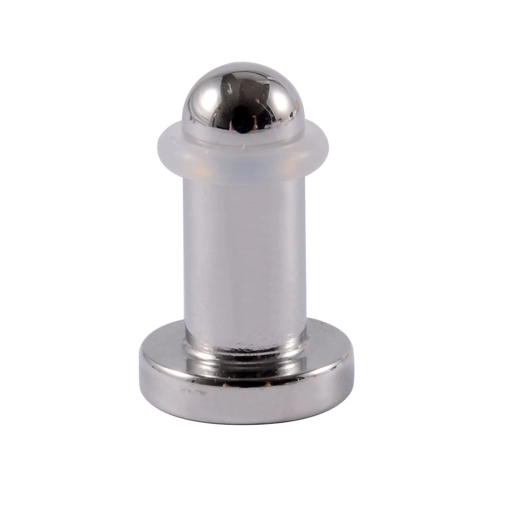 1/19pcs Surgical Steel Mirror Face Ear Plugs Tunnels Body Piercing Jewelry